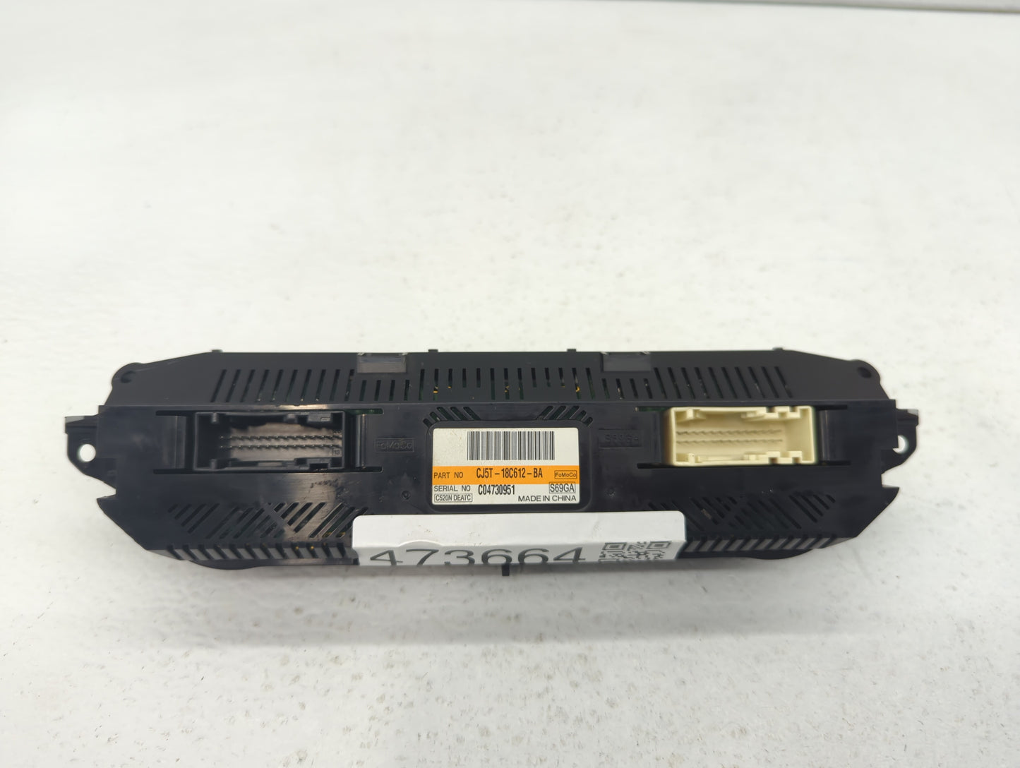 2013-2015 Ford Escape Climate Control Module Temperature AC/Heater Replacement P/N:CJ5T-18C612-BA CJ5T-18C612-BC Fits OEM Us
