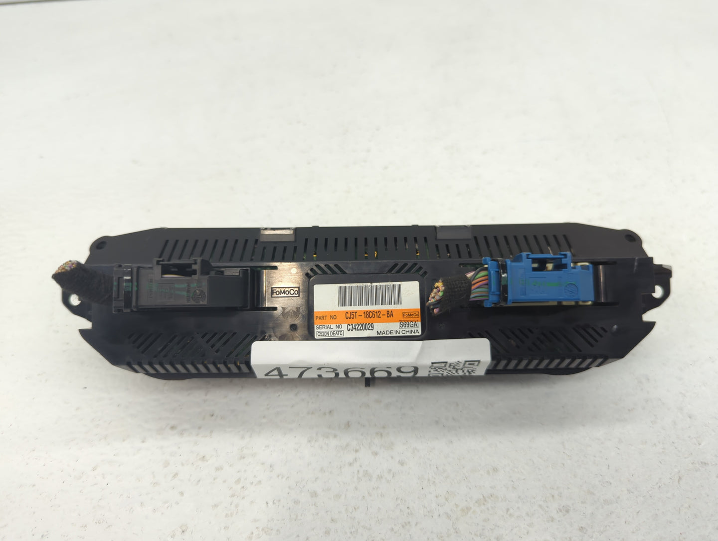 2013-2015 Ford Escape Climate Control Module Temperature AC/Heater Replacement P/N:CJ5T-18C612-BA CJ5T-18C612-BC Fits OEM Us