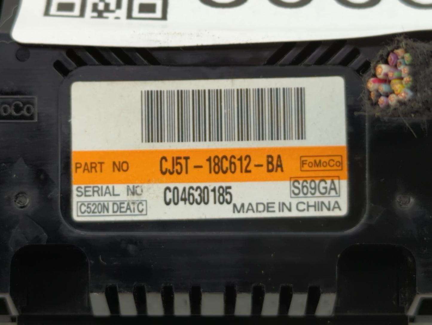 2013-2015 Ford Escape Climate Control Module Temperature AC/Heater Replacement P/N:CJ5T-18C612-BA CJ5T-18C612-BC Fits OEM Us