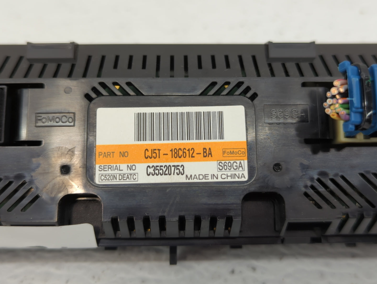 2013-2015 Ford Escape Climate Control Module Temperature AC/Heater Replacement P/N:CJ5T-18C612-BA CJ5T-18C612-BC Fits OEM Us