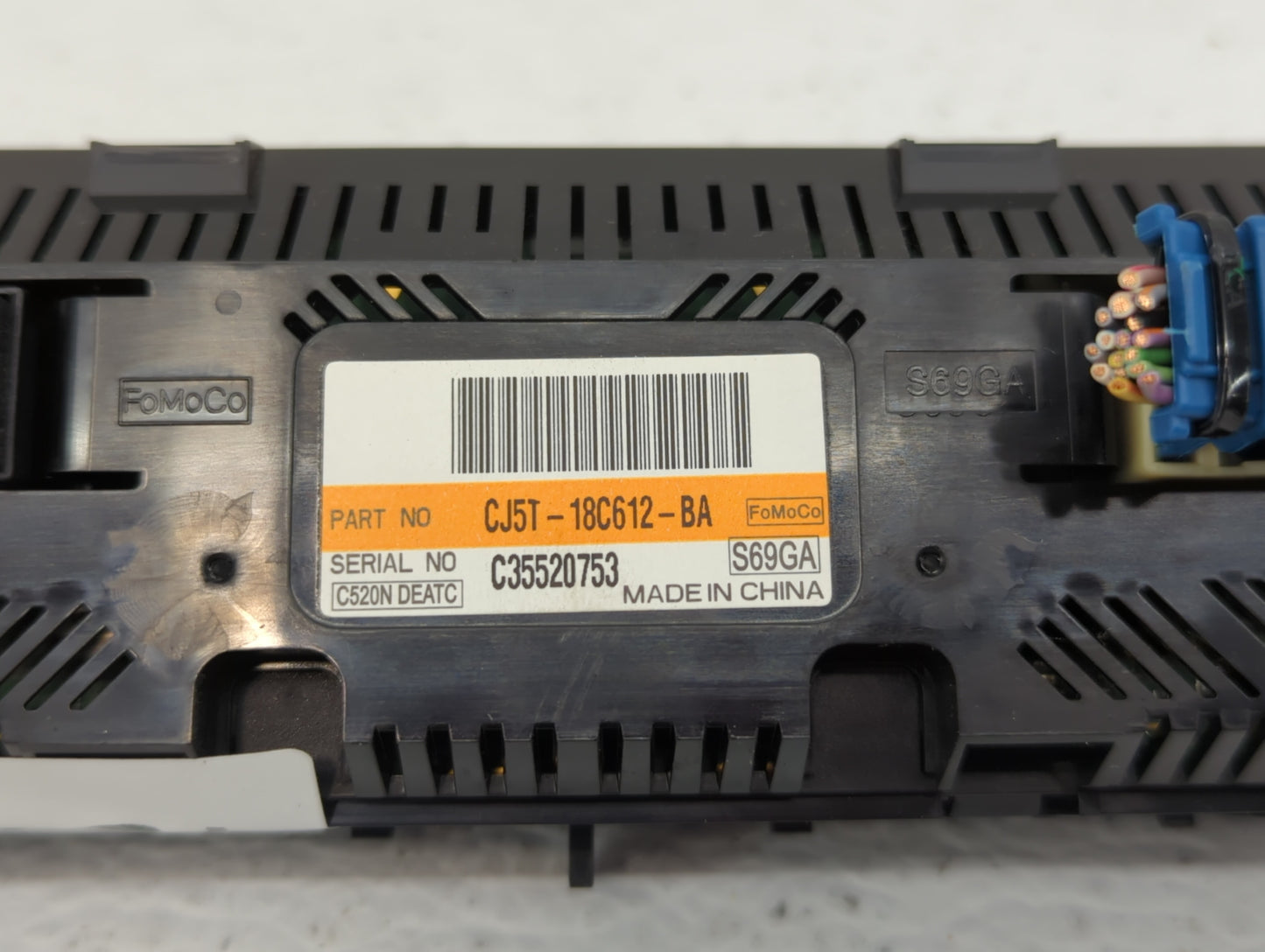 2013-2015 Ford Escape Climate Control Module Temperature AC/Heater Replacement P/N:CJ5T-18C612-BA CJ5T-18C612-BC Fits OEM Us