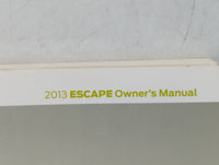 2013 Ford Escape Owners Manual Book Guide OEM Used Auto Parts - Oemusedautoparts1.com