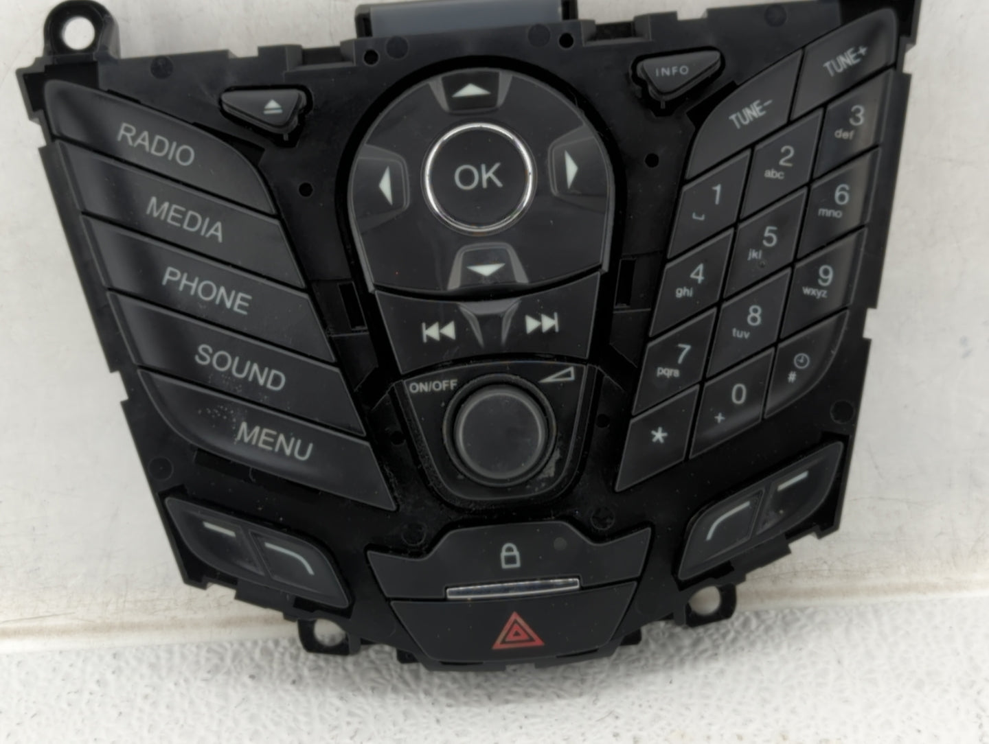 2013 Ford Escape Radio AM FM Cd Player Receiver Replacement P/N:CJ5T-18K811-BC CJ5T-18K811-FC, CJ5T-18K811-AB Fits OEM Used 