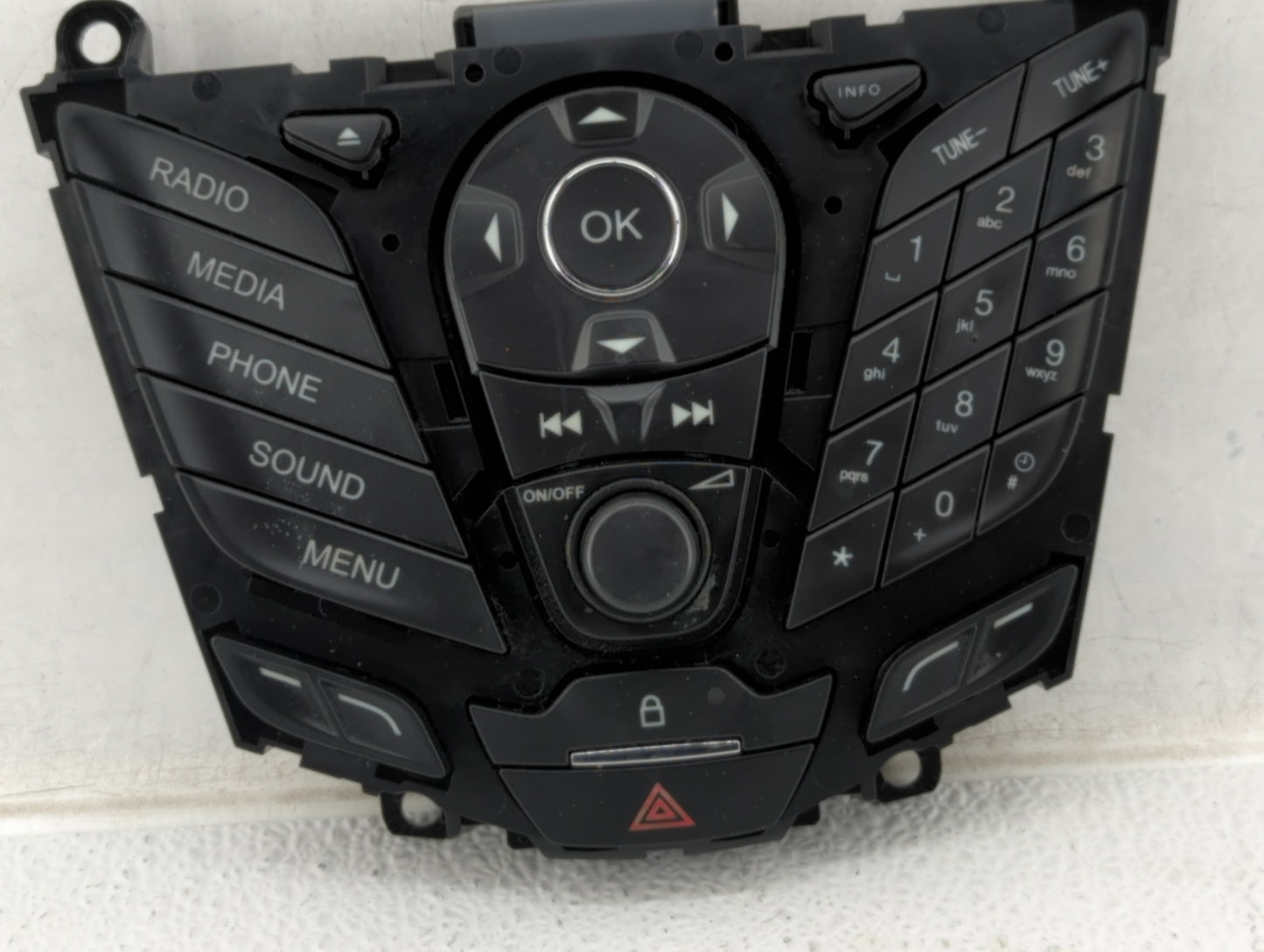 2013 Ford Escape Radio AM FM Cd Player Receiver Replacement P/N:CJ5T-18K811-BC CJ5T-18K811-FC, CJ5T-18K811-AB Fits OEM Used 