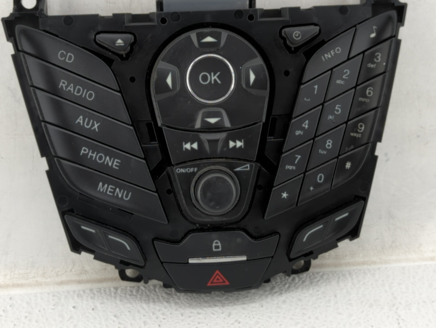 2013 Ford Escape Radio AM FM Cd Player Receiver Replacement P/N:CJ5T-18K8181-BB CJ5T-18K811-FC, CJ5T-18K811-AB Fits OEM Used