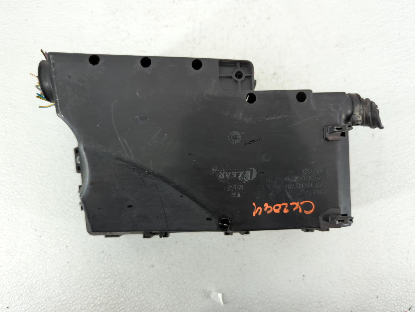2013-2016 Ford Escape Fusebox Fuse Box Panel Relay Module P/N:AV6T-14A067-AC Fits Fits 2013 2014 2015 2016 OEM Used Auto Par