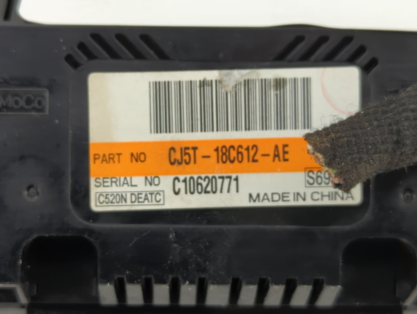 2013 Ford Escape Climate Control Module Temperature AC/Heater Replacement P/N:CJ5T-18C612-AE Fits OEM Used Auto Parts - Oemu