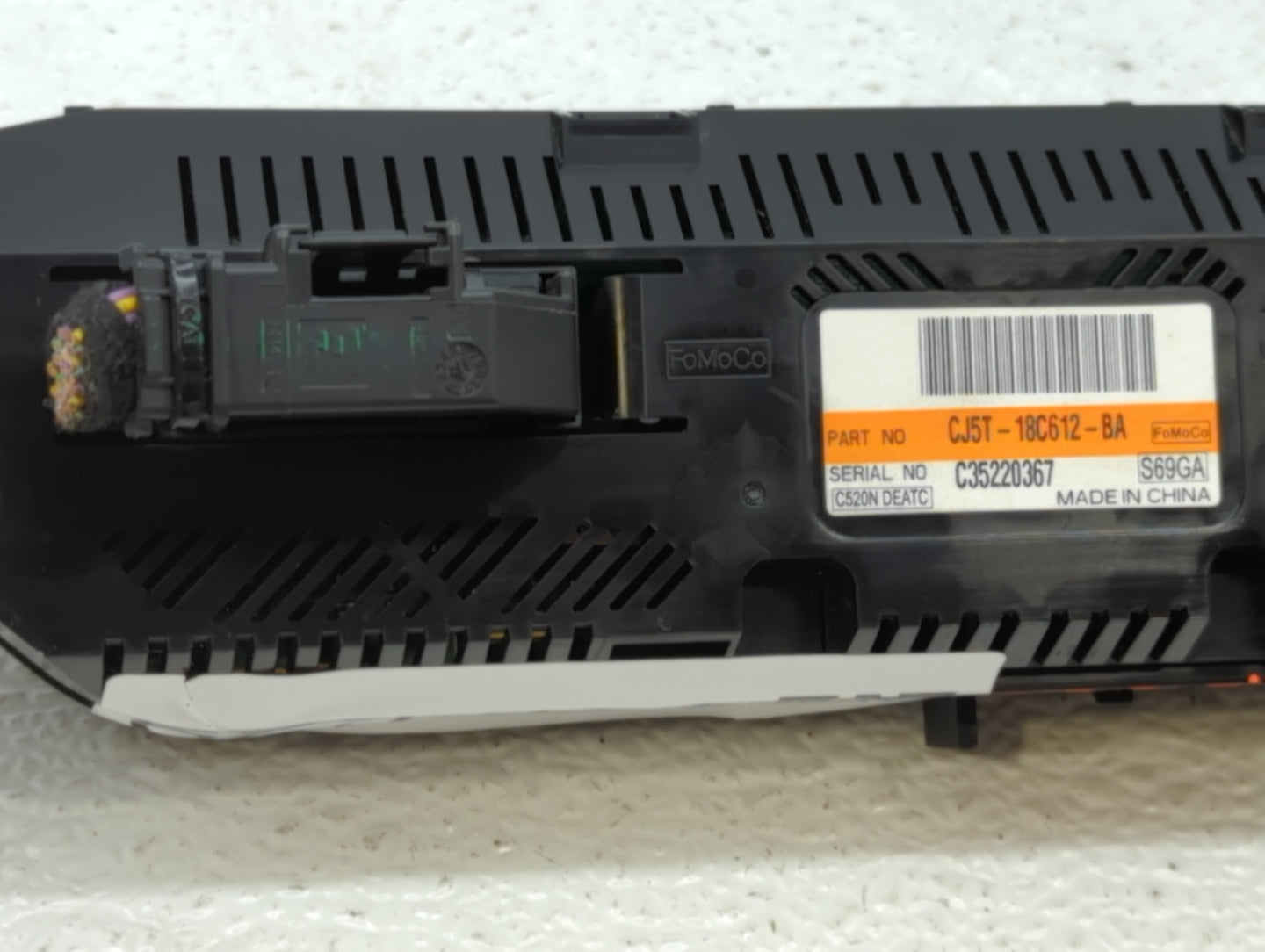 2013-2015 Ford Escape Climate Control Module Temperature AC/Heater Replacement P/N:CJ5T-18C612-BA Fits Fits 2013 2014 2015 O