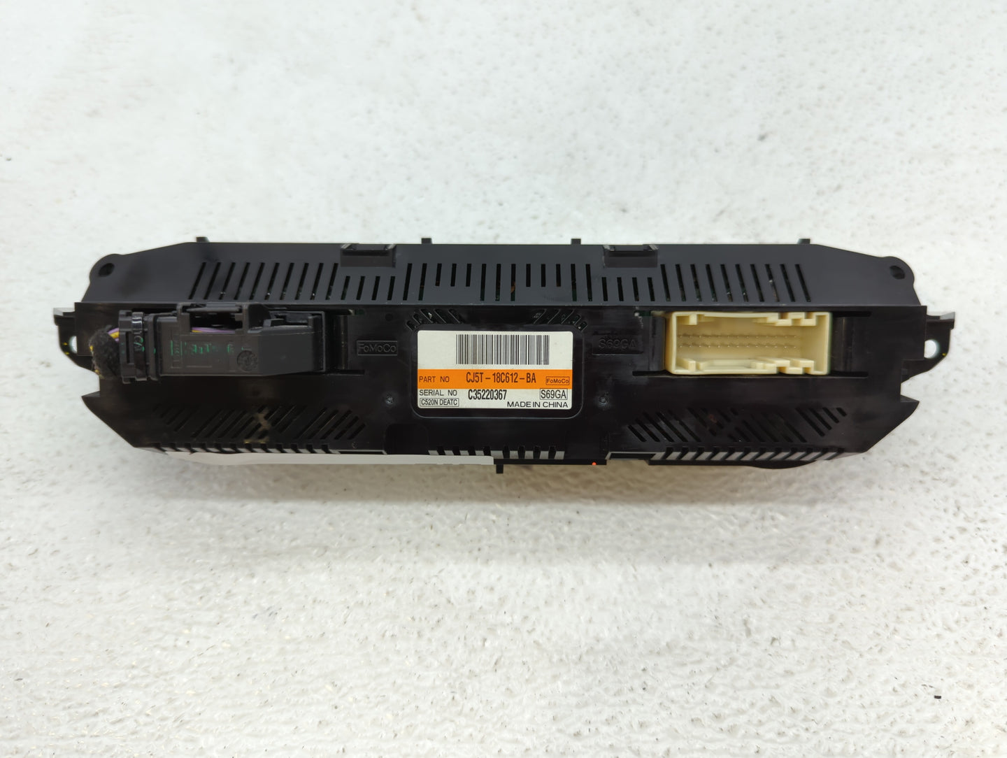 2013-2015 Ford Escape Climate Control Module Temperature AC/Heater Replacement P/N:CJ5T-18C612-BA Fits Fits 2013 2014 2015 O