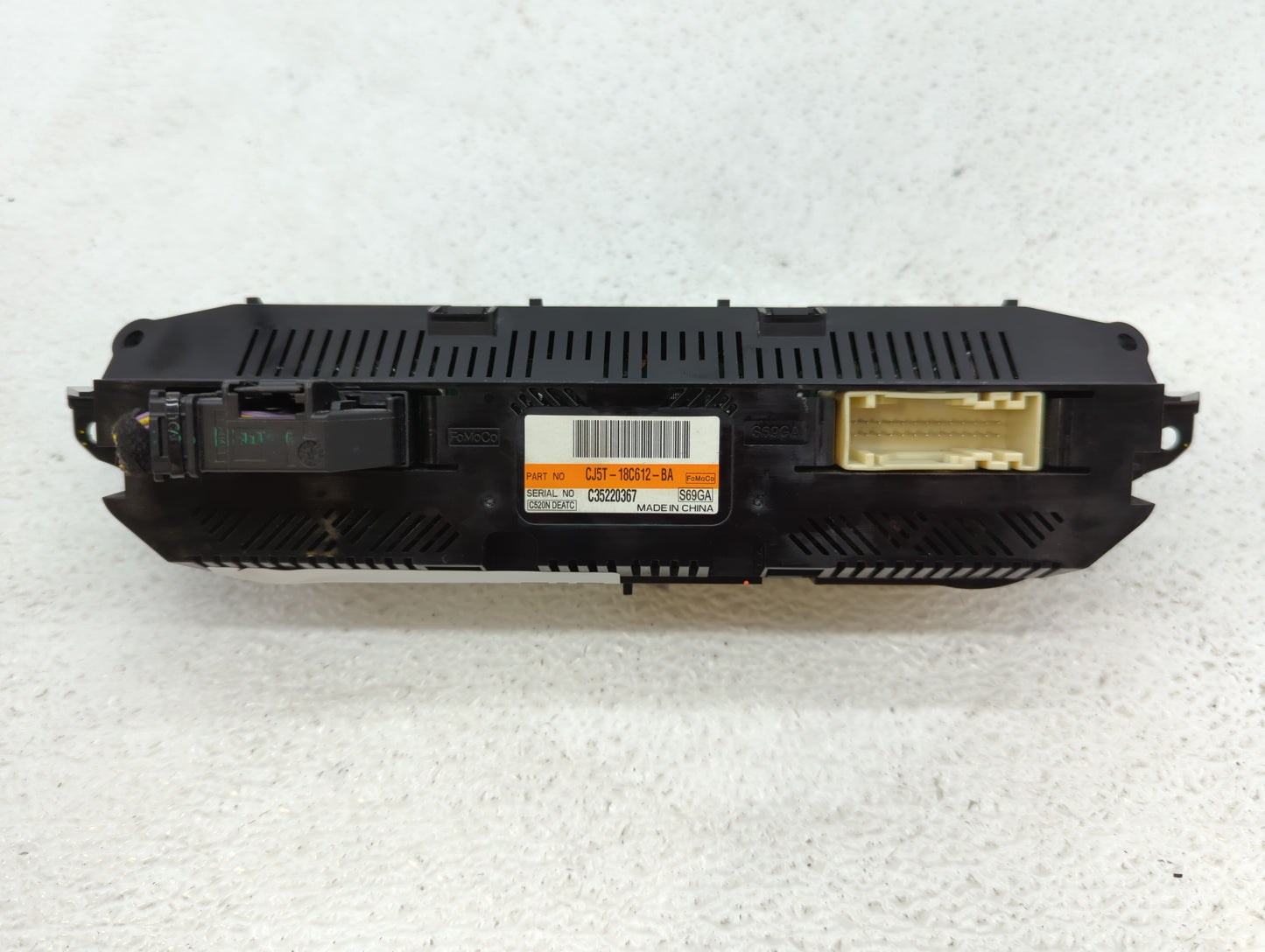 2013-2015 Ford Escape Climate Control Module Temperature AC/Heater Replacement P/N:CJ5T-18C612-BA Fits Fits 2013 2014 2015 O