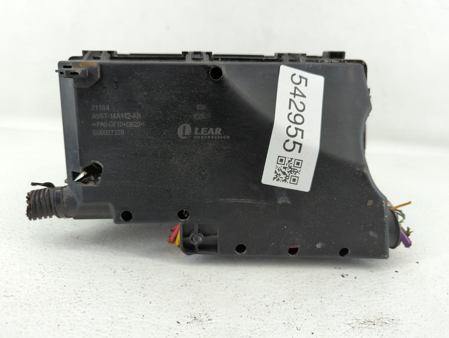 2013-2016 Ford Escape Fusebox Fuse Box Panel Relay Module P/N:AV6T-14A142-AB AV6T-14A067-AC Fits Fits 2013 2014 2015 2016 OE