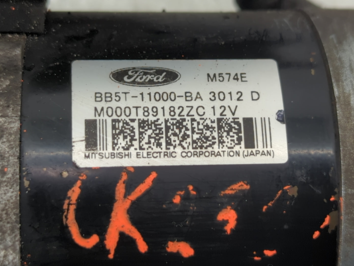 2013-2017 Ford Escape Car Starter Motor Solenoid OEM P/N:M000T89182ZC BB5T-11000-BA Fits OEM Used Auto Parts - Oemusedautopa