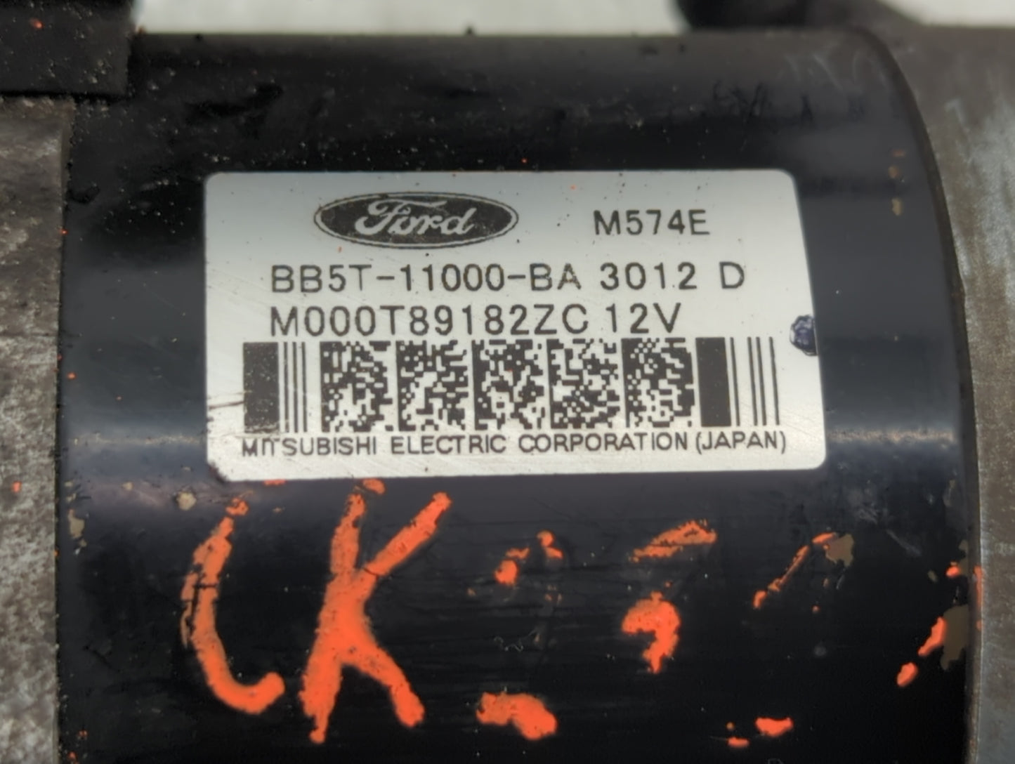2013-2017 Ford Escape Car Starter Motor Solenoid OEM P/N:M000T89182ZC BB5T-11000-BA Fits OEM Used Auto Parts - Oemusedautopa