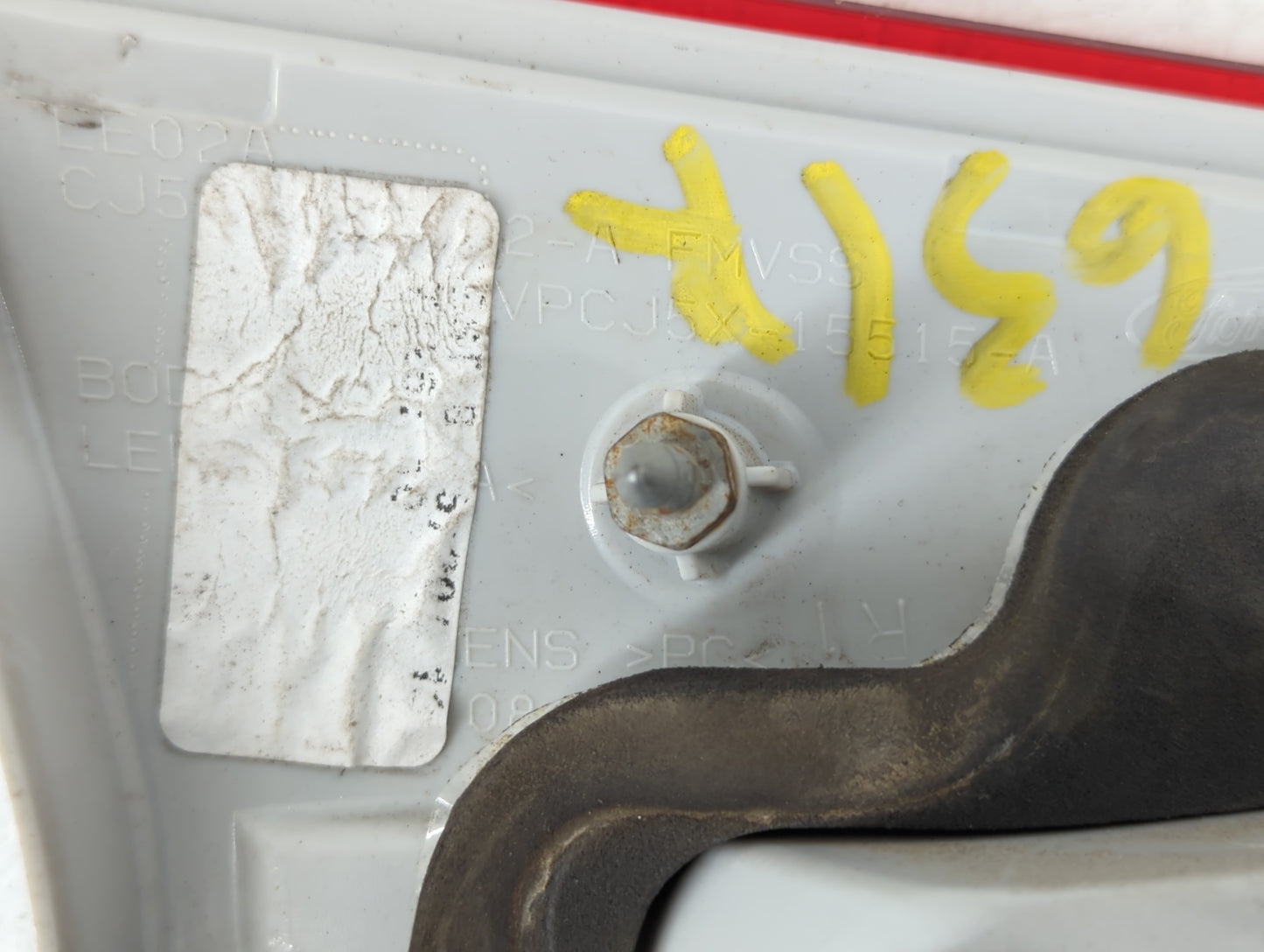 2013-2016 Ford Escape Tail Light Assembly Passenger Right OEM Fits Fits 2013 2014 2015 2016 OEM Used Auto Parts - Oemusedaut