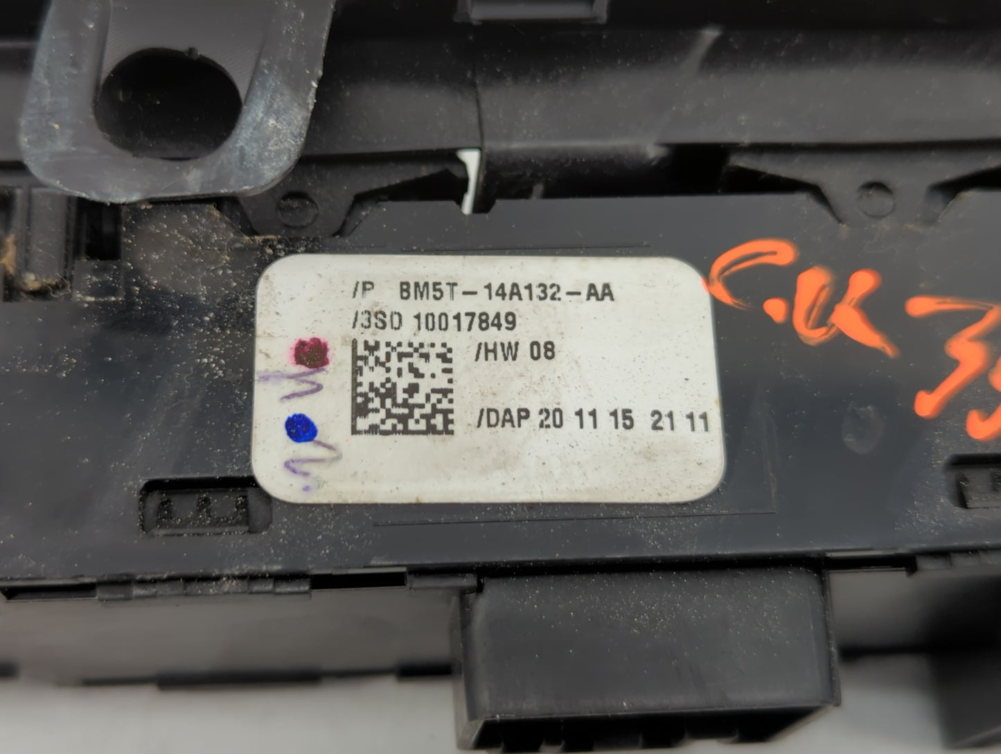 2013-2019 Ford Escape Master Power Window Switch Replacement Driver Side Left P/N:BM5T-14A132-AA Fits OEM Used Auto Parts - 