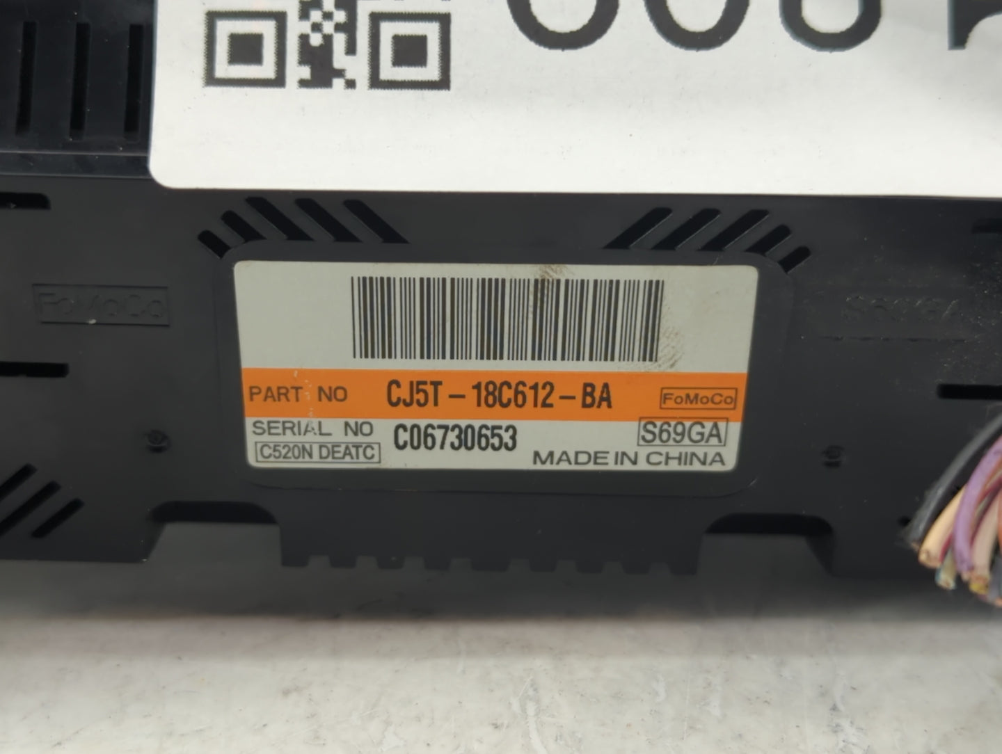 2013-2015 Ford Escape Climate Control Module Temperature AC/Heater Replacement P/N:CJ5T-18C612-BA Fits Fits 2013 2014 2015 O