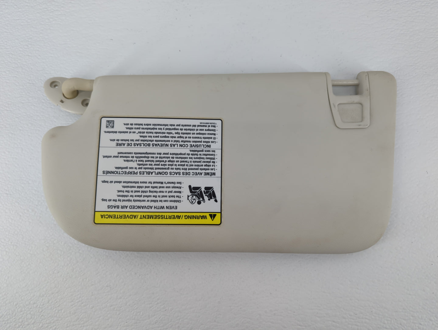 2013-2019 Ford Escape Sun Visor Shade Replacement Passenger Right Mirror Fits Fits 2013 2014 2015 2016 2017 2018 2019 OEM Us