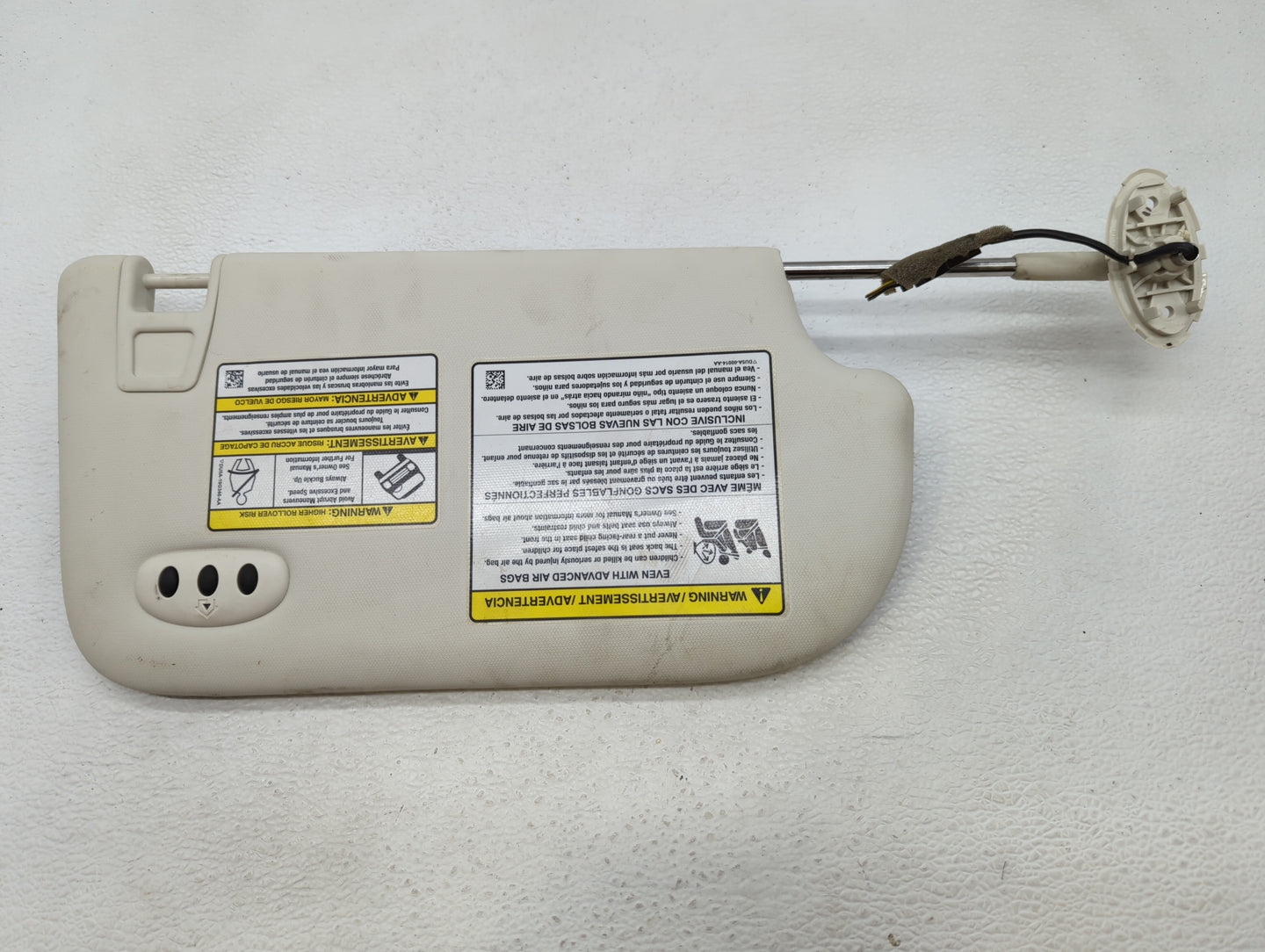 2013-2019 Ford Escape Sun Visor Shade Replacement Driver Left Mirror Fits Fits 2013 2014 2015 2016 2017 2018 2019 OEM Used A