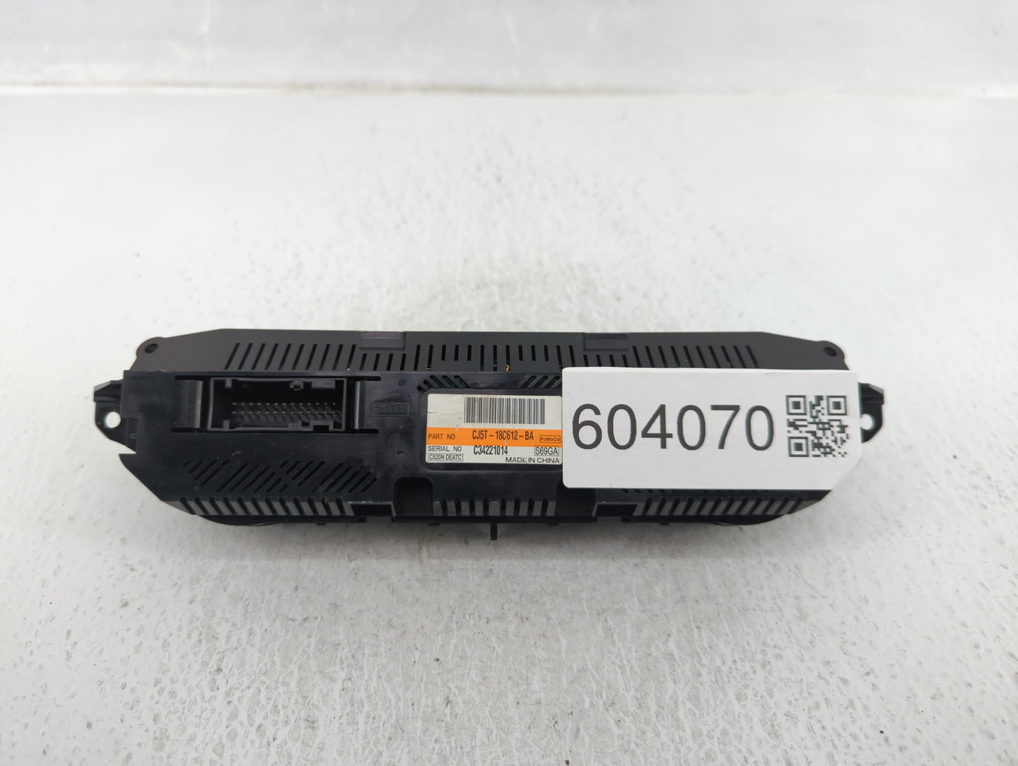 2013-2015 Ford Escape Climate Control Module Temperature AC/Heater Replacement P/N:CJ5T-18C612-BA Fits Fits 2013 2014 2015 O
