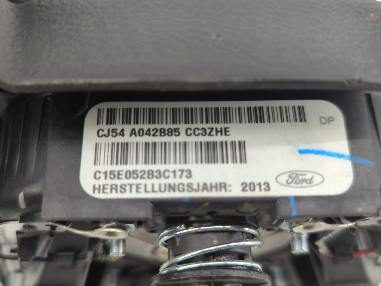2013-2014 Ford Escape Air Bag Driver Left Steering Wheel Mounted P/N:CJ54 A042B85 CC3ZHE Fits Fits 2013 2014 OEM Used Auto P