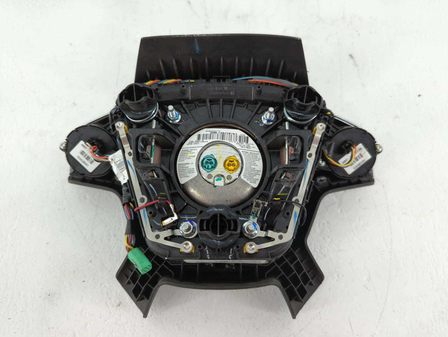2013-2014 Ford Escape Air Bag Driver Left Steering Wheel Mounted P/N:CJ54 A042B85 BC3 Fits Fits 2013 2014 OEM Used Auto Part