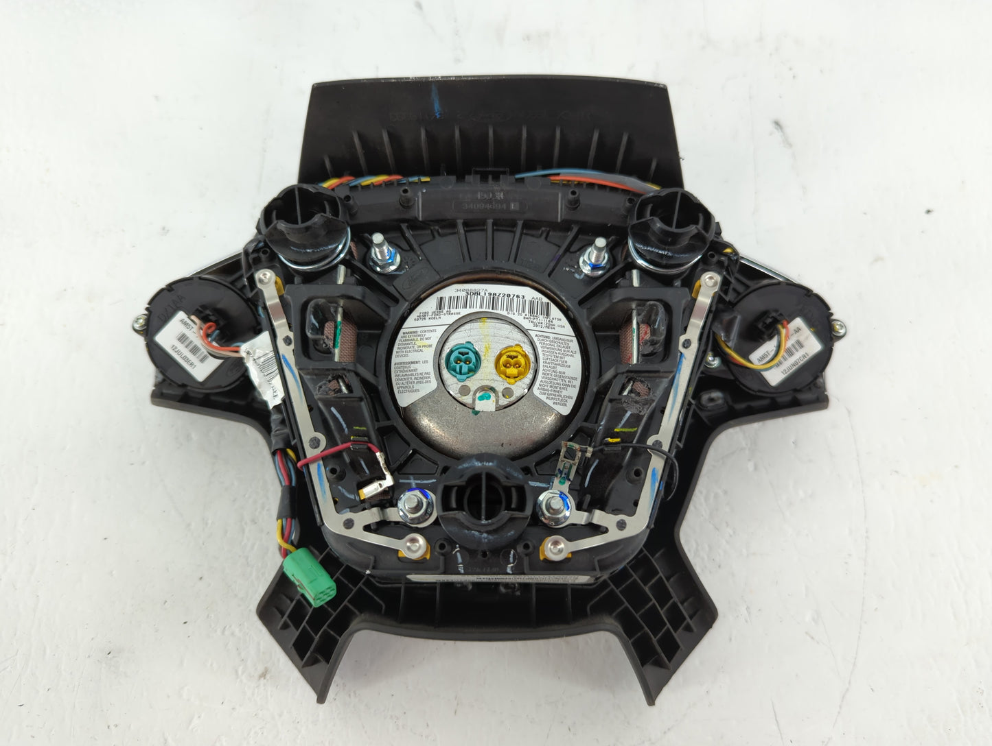 2013-2014 Ford Escape Air Bag Driver Left Steering Wheel Mounted P/N:CJ54 A042B85 BC3 Fits Fits 2013 2014 OEM Used Auto Part