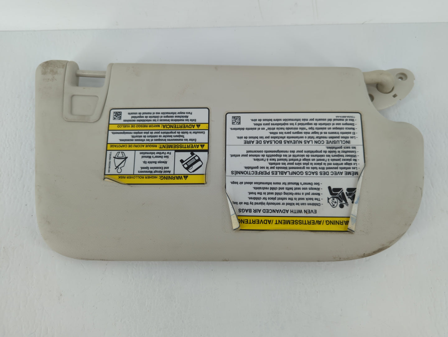 2013-2019 Ford Escape Sun Visor Shade Replacement Driver Left Mirror Fits Fits 2013 2014 2015 2016 2017 2018 2019 OEM Used A