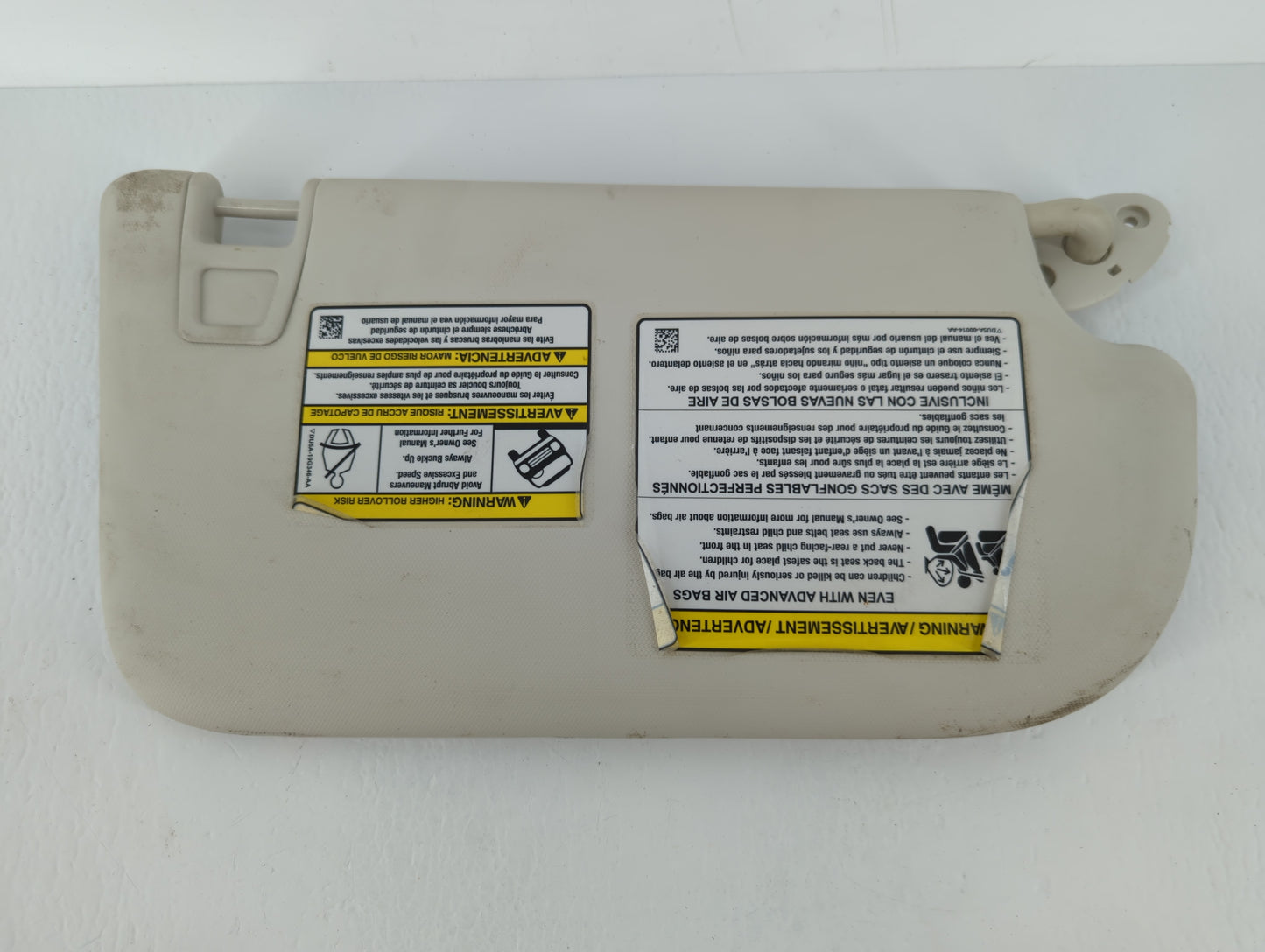 2013-2019 Ford Escape Sun Visor Shade Replacement Driver Left Mirror Fits Fits 2013 2014 2015 2016 2017 2018 2019 OEM Used A