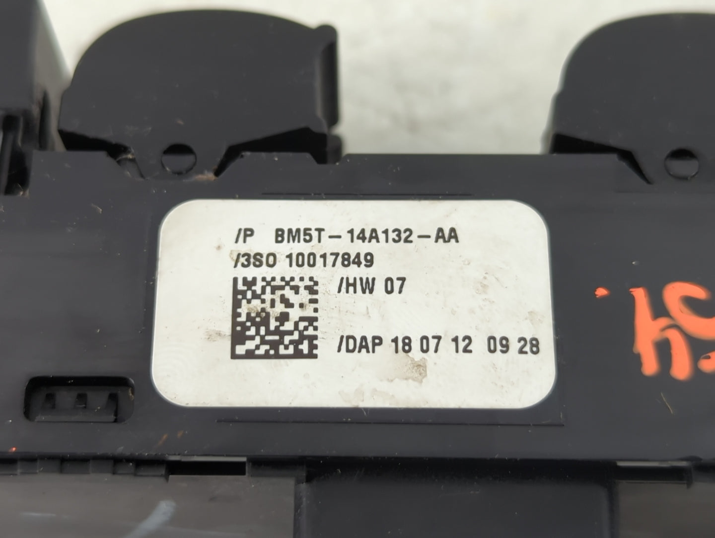 2013-2016 Ford Escape Master Power Window Switch Replacement Driver Side Left P/N:BM5T-14A132-AA Fits OEM Used Auto Parts - 