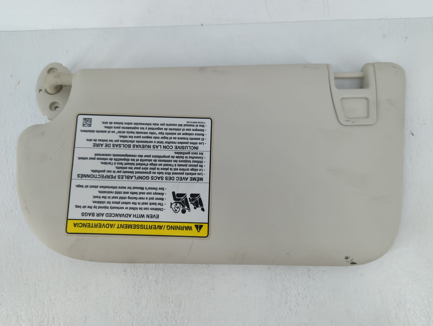2013-2019 Ford Escape Sun Visor Shade Replacement Passenger Right Mirror Fits Fits 2013 2014 2015 2016 2017 2018 2019 OEM Us