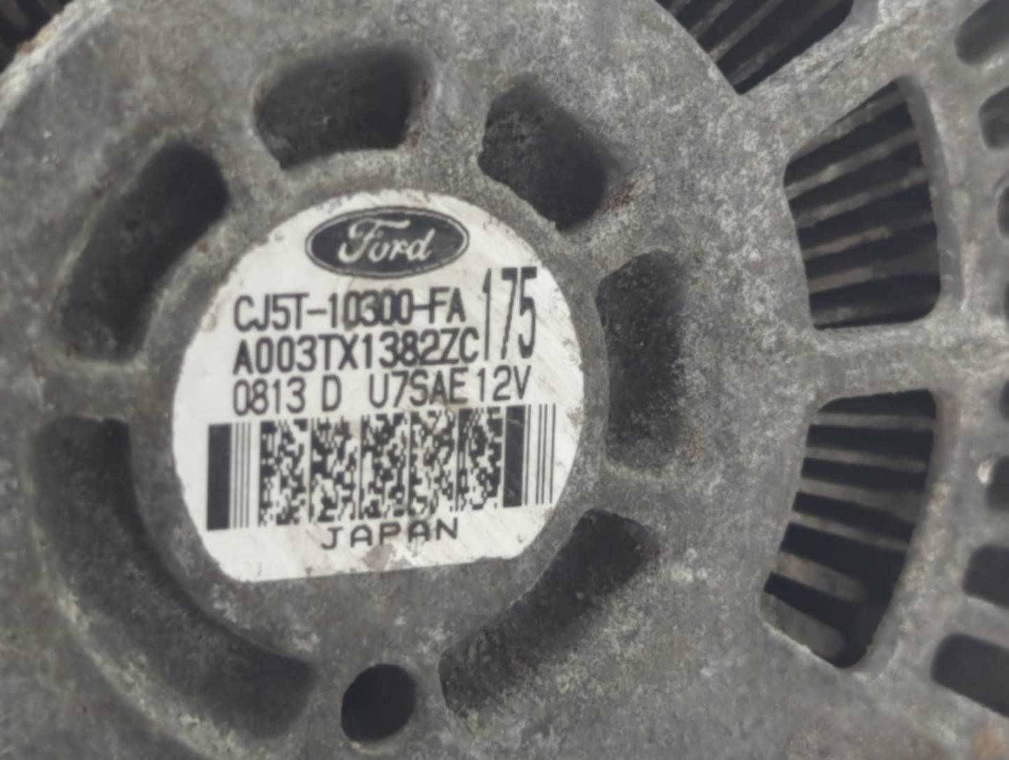 2013-2019 Ford Escape Alternator Replacement Generator Charging Assembly Engine OEM P/N:CJ5T-10300-FA Fits OEM Used Auto Par