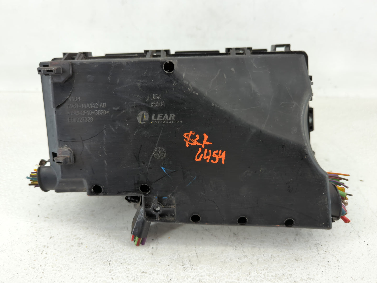 2013-2016 Ford Escape Fusebox Fuse Box Panel Relay Module P/N:AV6T-14A142-AB Fits Fits 2013 2014 2015 2016 OEM Used Auto Par