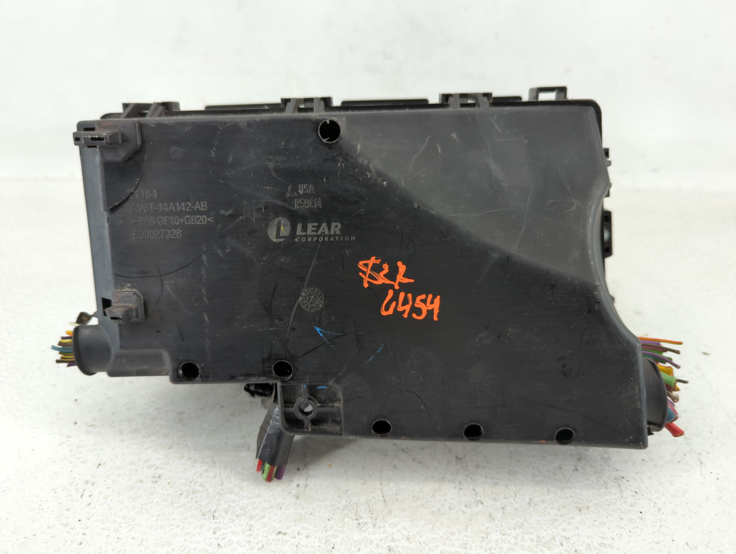 2013-2016 Ford Escape Fusebox Fuse Box Panel Relay Module P/N:AV6T-14A142-AB Fits Fits 2013 2014 2015 2016 OEM Used Auto Par