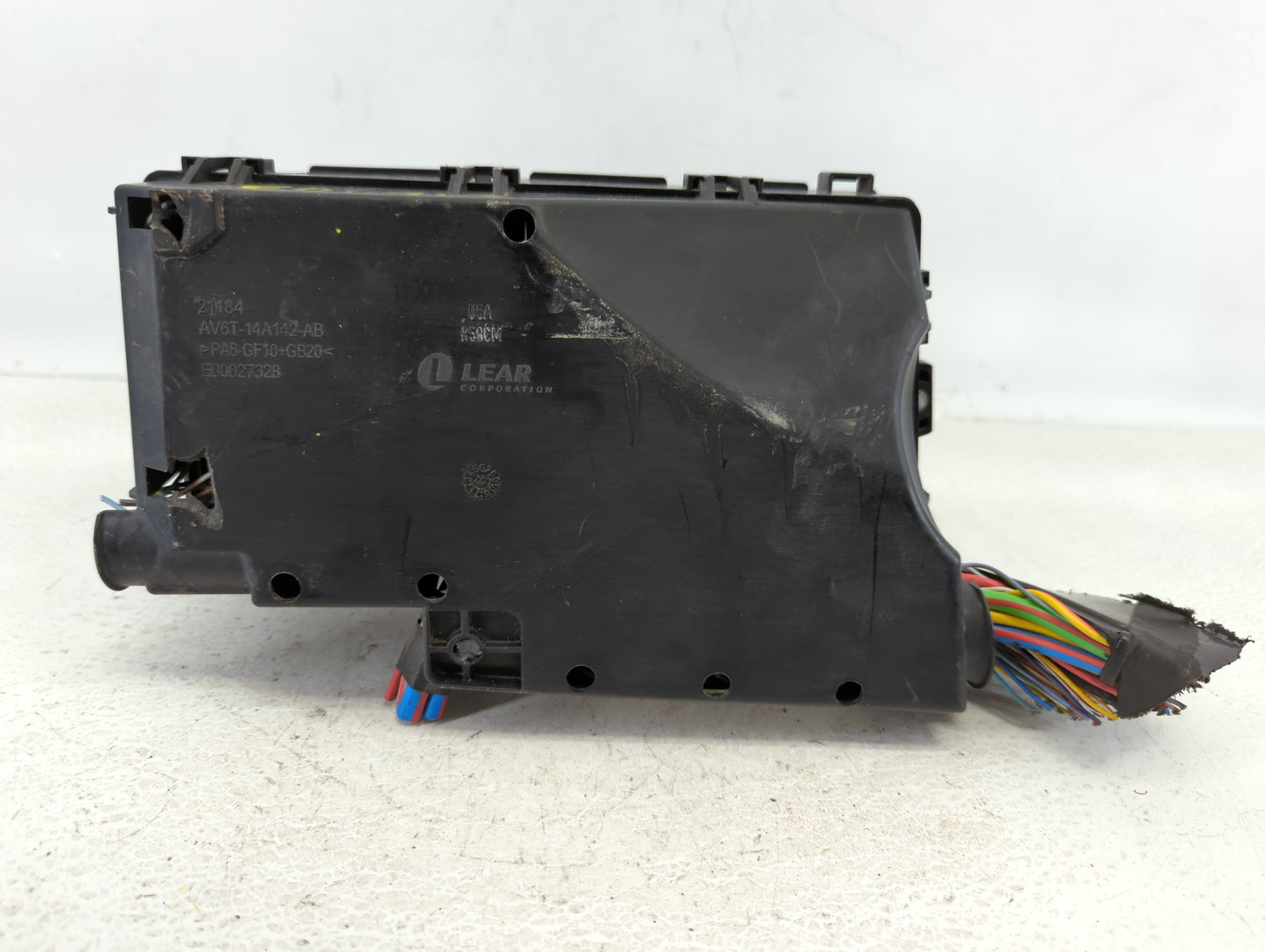 2013-2016 Ford Escape Fusebox Fuse Box Panel Relay Module P/N:AV6T-14A067-AC Fits Fits 2013 2014 2015 2016 OEM Used Auto Par