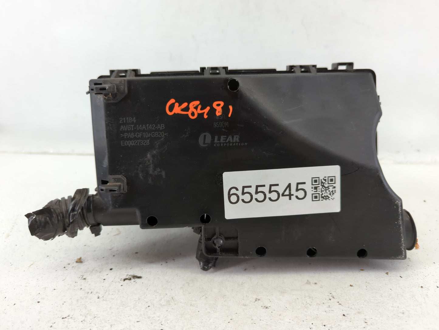 2013-2016 Ford Escape Fusebox Fuse Box Panel Relay Module P/N:5B0Q10107 AV6T-14A067-AC Fits Fits 2013 2014 2015 2016 OEM Use
