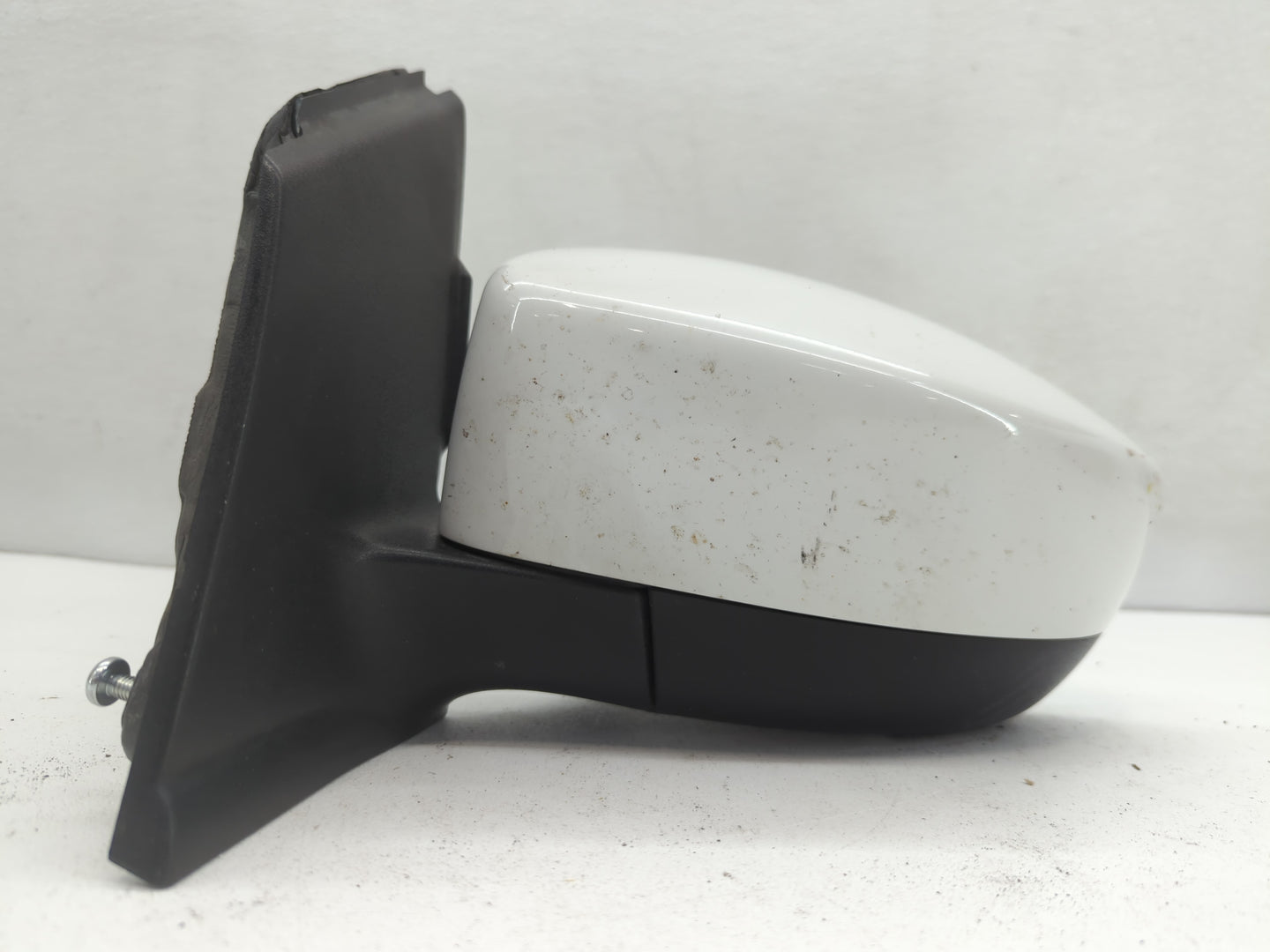 2013-2016 Ford Escape Driver Left Side View Manual Door Mirror White - Oemusedautoparts1.com
