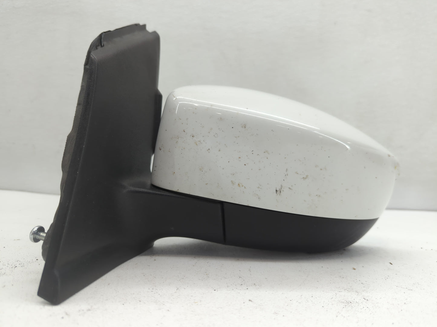 2013-2016 Ford Escape Driver Left Side View Manual Door Mirror White - Oemusedautoparts1.com