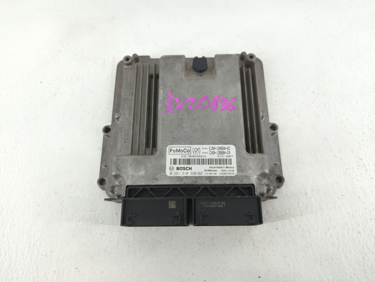 2013 Ford Escape PCM Engine Control Computer ECU ECM PCU OEM P/N:EJ5A-12A650-KD Fits OEM Used Auto Parts - Oemusedautoparts1