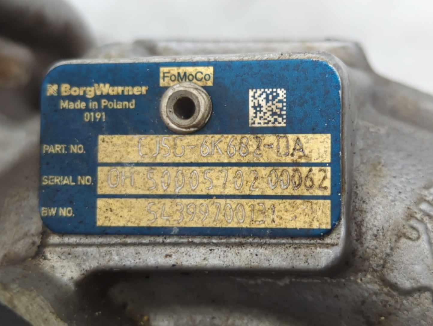 2013 Ford Escape Turbocharger Turbo Charger Super Charger Supercharger - Oemusedautoparts1.com