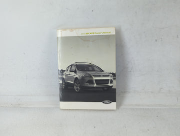 2013 Ford Escape Owners Manual Book Guide P/N:DJ5J19A321 AA OEM Used Auto Parts