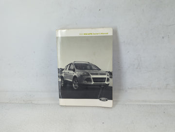 2013 Ford Escape Owners Manual Book Guide P/N:DJ5J 19A321 AA OEM Used Auto Parts
