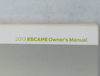 2013 Ford Escape Owners Manual Book Guide P/N:DJ5J19A321 AA OEM Used Auto Parts - Oemusedautoparts1.com