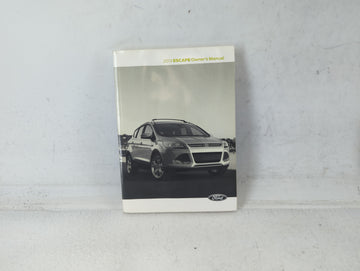 2013 Ford Escape Owners Manual Book Guide P/N:DJ5J19A321 AA OEM Used Auto Parts
