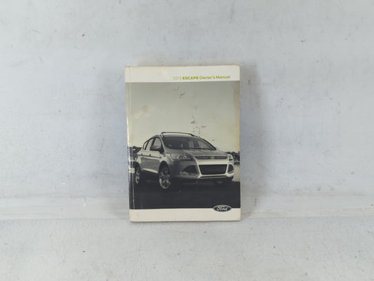 2013 Ford Escape Owners Manual Book Guide OEM Used Auto Parts - Oemusedautoparts1.com