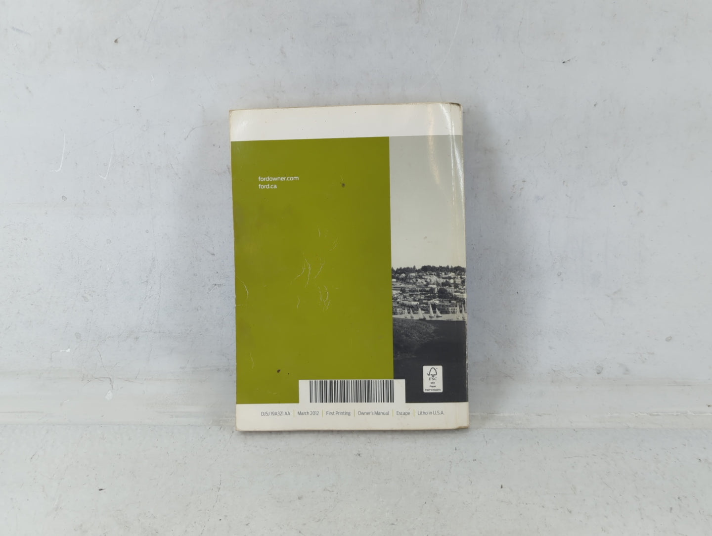 2013 Ford Escape Owners Manual Book Guide OEM Used Auto Parts - Oemusedautoparts1.com