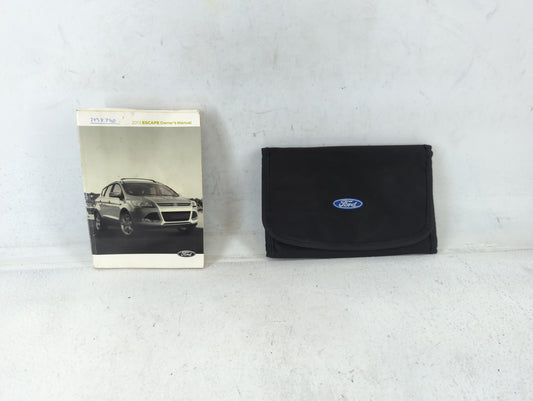 2013 Ford Escape Owners Manual Book Guide OEM Used Auto Parts - Oemusedautoparts1.com