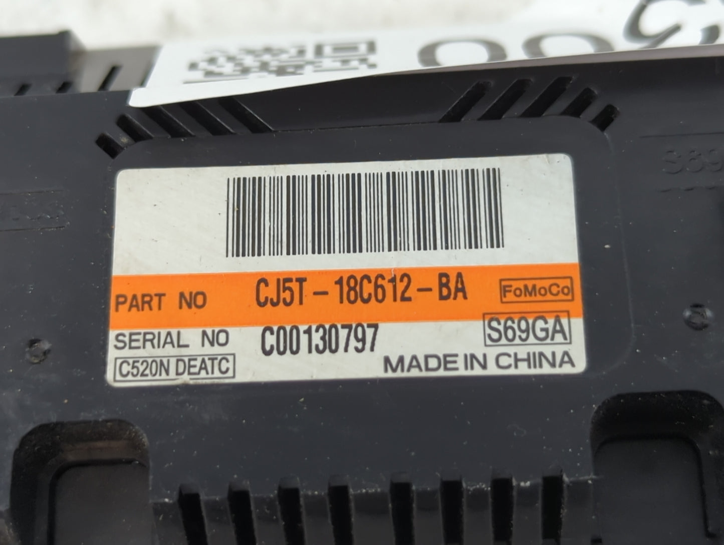 2013-2015 Ford Escape Climate Control Module Temperature AC/Heater Replacement P/N:CJ5T-18C612-BA Fits Fits 2013 2014 2015 O