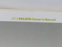 2013 Ford Escape Owners Manual Book Guide P/N:DJ5J 19A321 AA OEM Used Auto Parts - Oemusedautoparts1.com