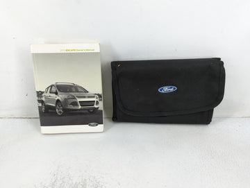 2013 Ford Escape Owners Manual Book Guide P/N:DJ5J 19A321 AA OEM Used Auto Parts - Oemusedautoparts1.com