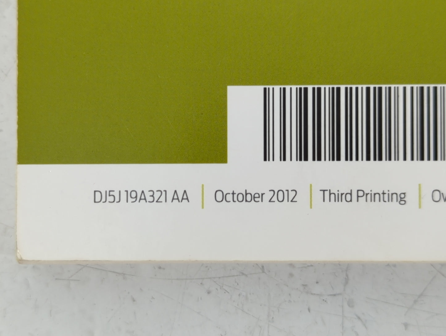 2013 Ford Escape Owners Manual Book Guide P/N:DJ5J 19A321 AA OEM Used Auto Parts - Oemusedautoparts1.com